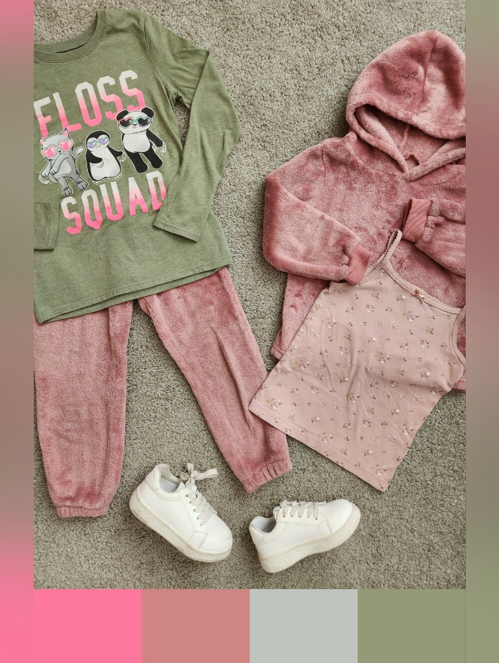 Girls 5T Mix & Match Bundle | Pink, Back To School, Jogger Set, Fall | 4 Pieces